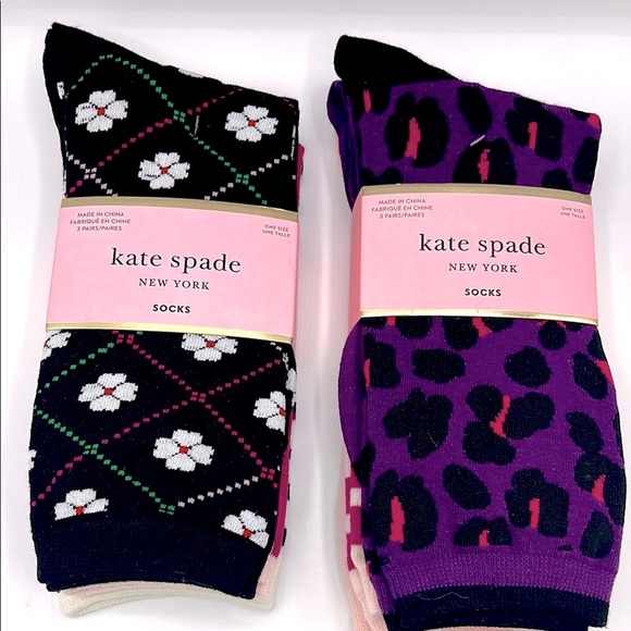 kate spade Accessories - Kate Spade Socks Bundle 6x